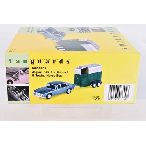 50 - NINE BOXED 1:43 SCALE MODEL VEHICLES to include a  Vanguards VW Golf L MkI Series 1 in Lofoten Green... 