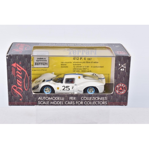 53 - FIFTEEN BOXED 1:43 SCALE MODEL VEHICLES to include a Brumm  Ferrari 158 Grand Prix Italia 1964 in re... 