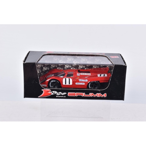 53 - FIFTEEN BOXED 1:43 SCALE MODEL VEHICLES to include a Brumm  Ferrari 158 Grand Prix Italia 1964 in re... 