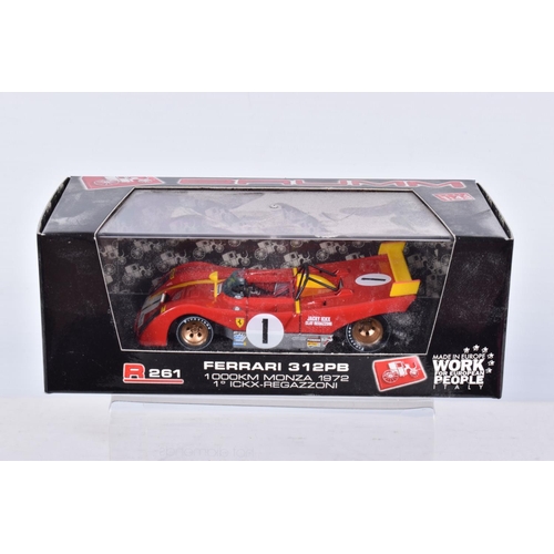 53 - FIFTEEN BOXED 1:43 SCALE MODEL VEHICLES to include a Brumm  Ferrari 158 Grand Prix Italia 1964 in re... 