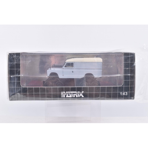 56 - FOUR BOXED 1:43 SCALE MODEL VEHICLES to include a Matrix Land Rover Series II Cuthberson Conversion ... 