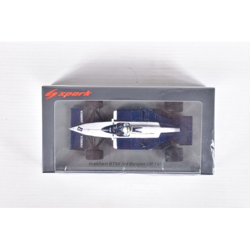 61 - FIVE BOXED DIECAST SPARK MINIMAX MODEL VEHICLES, to include a Planex Collection 1:43 scale Lotus 72E... 