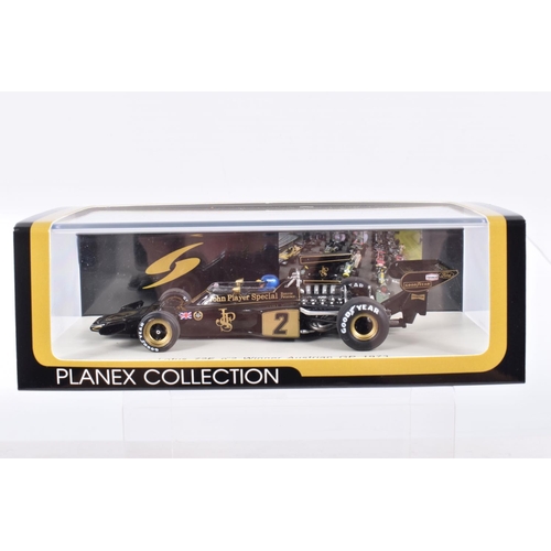 61 - FIVE BOXED DIECAST SPARK MINIMAX MODEL VEHICLES, to include a Planex Collection 1:43 scale Lotus 72E... 