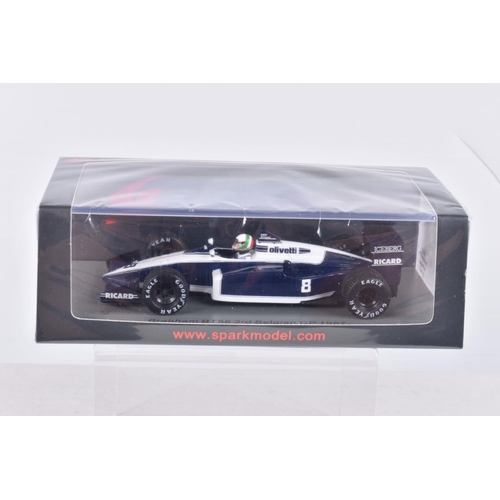 61 - FIVE BOXED DIECAST SPARK MINIMAX MODEL VEHICLES, to include a Planex Collection 1:43 scale Lotus 72E... 