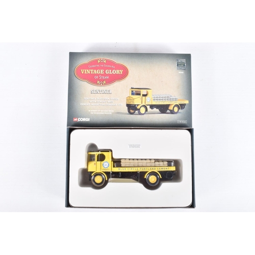 69 - FOUR BOXED LIMITED EDITION CORGI VINTAGE GLORY OF STEAM 1:50 SCALE DIECAST MODEL VEHICLES, the first... 