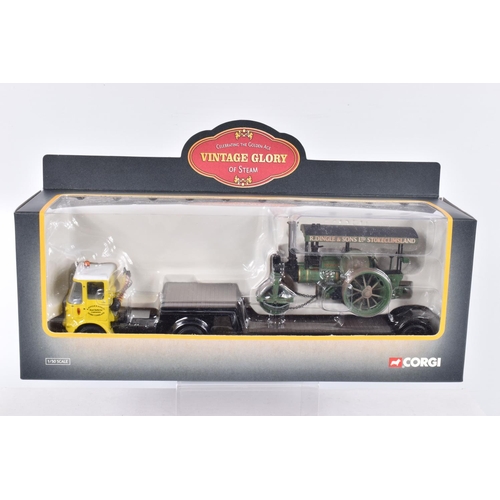 69 - FOUR BOXED LIMITED EDITION CORGI VINTAGE GLORY OF STEAM 1:50 SCALE DIECAST MODEL VEHICLES, the first... 