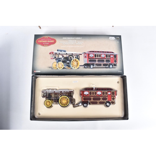 69 - FOUR BOXED LIMITED EDITION CORGI VINTAGE GLORY OF STEAM 1:50 SCALE DIECAST MODEL VEHICLES, the first... 