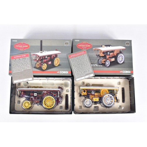 70 - NINE BOXED LIMITED EDITION CORGI VINTAGE GLORY OF STEAM 1:50 SCALE DIECAST MODEL VEHICLES, to includ... 