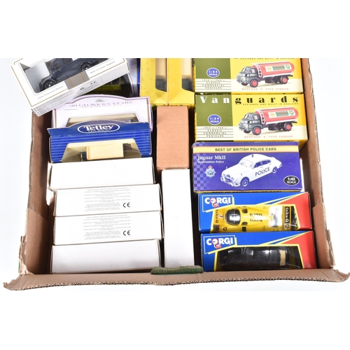 104 - A QUANTITY OF BOXED MODERN DIECAST VEHICLES, to include Matchbox Models of Yesteryear (1980's issues... 