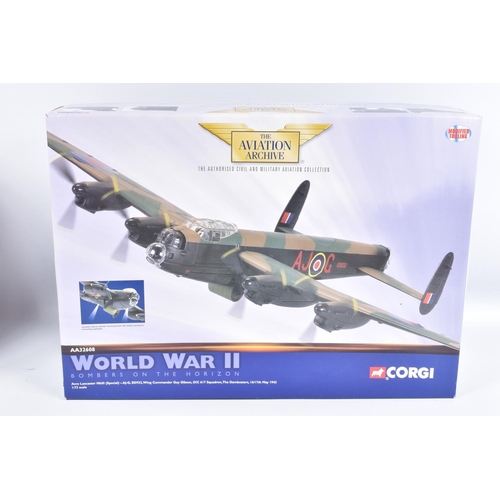 108 - A BOXED CORGI CLASSICS AVIATION ARCHIVE 'WORLD WAR II BOMBERS ON THE HORIZON' AIRCRAFT MODEL, Avro L... 