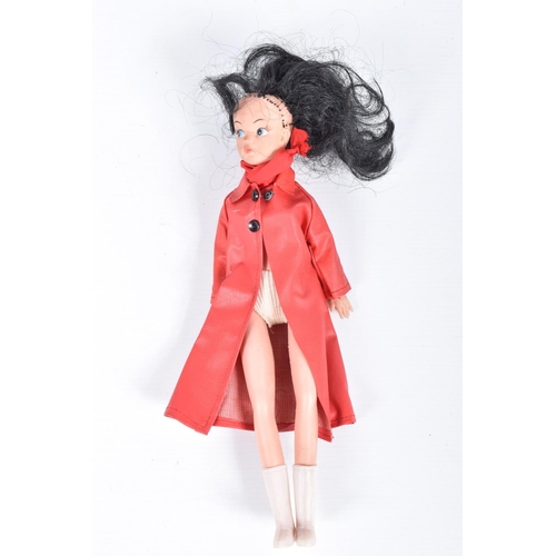 109 - A VINTAGE 1960'S MATTEL TWIST AND TURN BARBIE DOLL, painted lashes, straight arms and legs, twist an... 