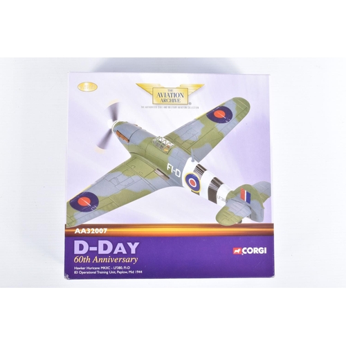 112 - FIVE BOXED LIMITED EDITION CORGI AVIATION ARCHIVE 1:72 SCALE DIECAST MODEL AIRCRAFTS, the first is a... 