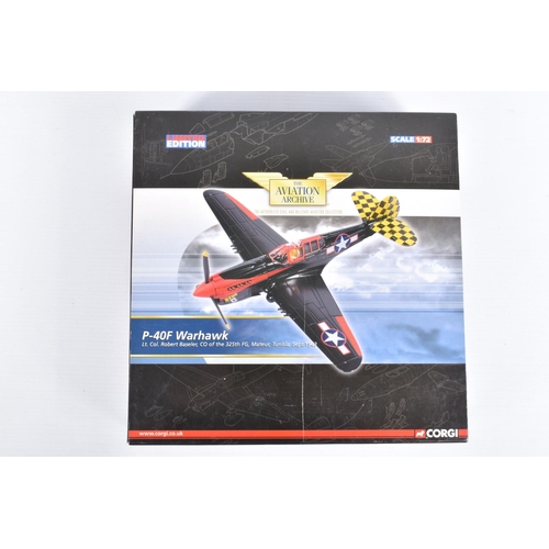 112 - FIVE BOXED LIMITED EDITION CORGI AVIATION ARCHIVE 1:72 SCALE DIECAST MODEL AIRCRAFTS, the first is a... 