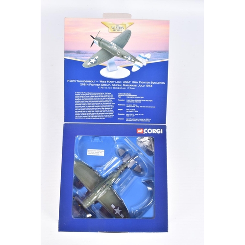 113 - FIVE BOXED LIMITED EDITION CORGI AVIATION ARCHIVE 1:72 SCALE DIECAST MODEL AIRCRAFTS, the first and ... 