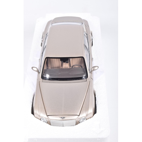 116 - TWO BOXED 1:18 SCALE DIECAST MODEL CARS, to include a KK Scale model Ferrari 365 GTC4, 1971 in silve... 