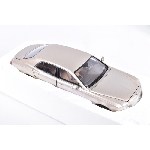 116 - TWO BOXED 1:18 SCALE DIECAST MODEL CARS, to include a KK Scale model Ferrari 365 GTC4, 1971 in silve... 