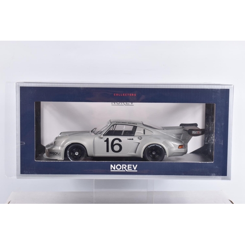 119 - THREE BOXED NOREV 1:18 SCALE DIECAST MODELS, to include a  GT by Citroen in Matt Black 2008 Concept ... 