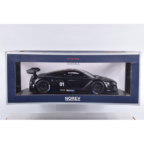 119 - THREE BOXED NOREV 1:18 SCALE DIECAST MODELS, to include a  GT by Citroen in Matt Black 2008 Concept ... 