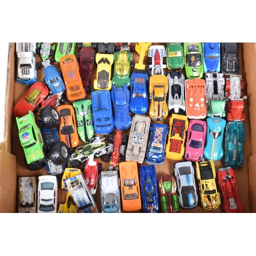 120 - A QUANTITY OF UNBOXED AND ASSORTED MODERN DIECAST AND PLASTIC VEHICLES, to include Norscott Caterpil... 