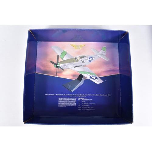 79 - TWO BOXED CORGI AVIATION ARCHIVE 1:32 SCALE DIECAST MODEL AIRCRAFTS, the first is a P-51D Mustang ' ... 