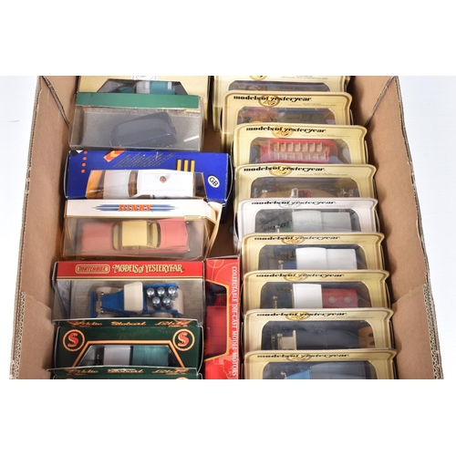 80 - A QUANTITY OF ASSORTED BOXED MODERN DIECAST VEHICLES, to include Matchbox Models of Yesteryear, main... 