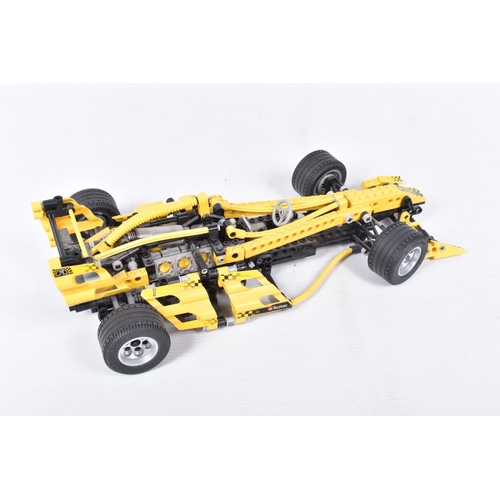 82 - A COLLECTION OF BUILT LEGO, to include a Lego technic Mobile Crane, number 42108, with booklet no bo... 