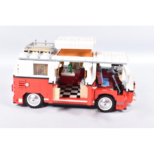 82 - A COLLECTION OF BUILT LEGO, to include a Lego technic Mobile Crane, number 42108, with booklet no bo... 