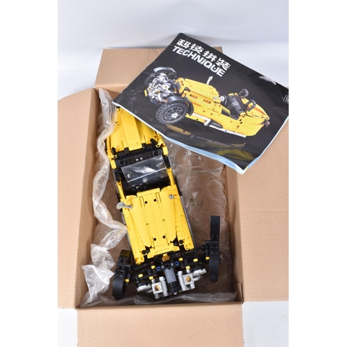 82 - A COLLECTION OF BUILT LEGO, to include a Lego technic Mobile Crane, number 42108, with booklet no bo... 