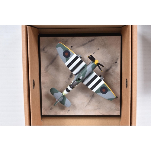 85 - TWO BOXED DIVERSE IMAGES LTD PEWTER MODEL AIRCRAFTS, the first a MiG-3 6.IAP, 6IAK PVO, with its cer... 