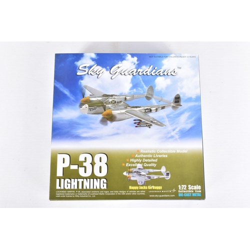 87 - FIVE BOXED SKY GUARDIANS 1:72 SCALE DIE-CAST METAL MODEL AIRCRAFTS,  to include a Fairey Gannet Roya... 