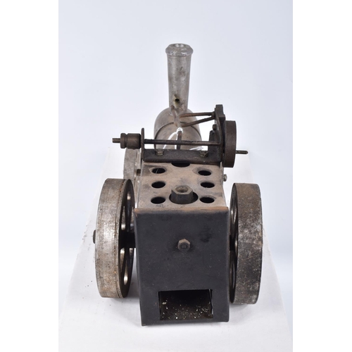 94 - A SCRATCHBUILT PART COMPLETE LIVE STEAM TRACTION ENGINE MODEL, not tested, unpainted, constructed an... 