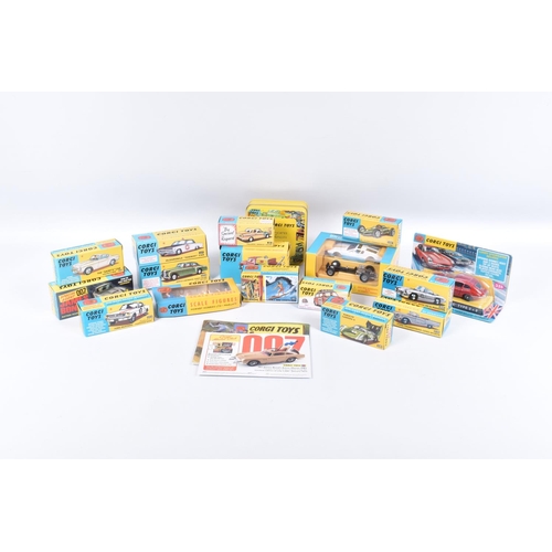 96 - A QUANTITY OF BOXED MODERN HORNBY HOBBIES RE-ISSUE/REPRODUCTION CORGI TOYS MODELS, to include James ... 