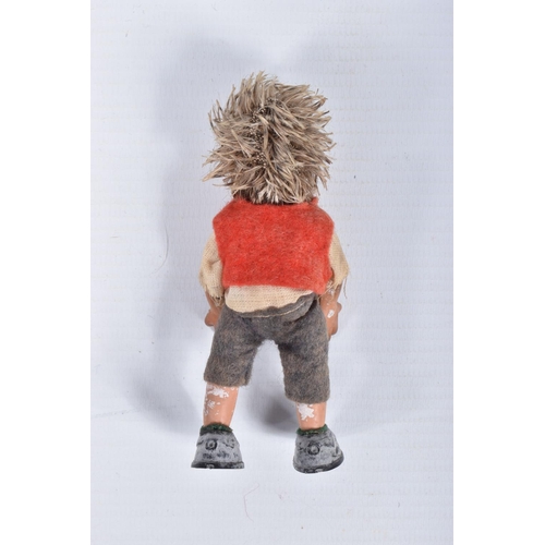 98 - A PAIR OF VINTAGE STEIFF 'MICKI' AND 'MECKI' HEDGEHOG FIGURES, both in playworn condition with some ... 