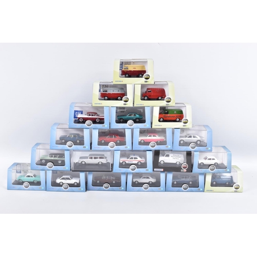 99 - A QUANTITY OF BOXED OXFORD DIECAST MODEL VEHICLES, assorted models to include 1/43 scale Oxford Cara... 