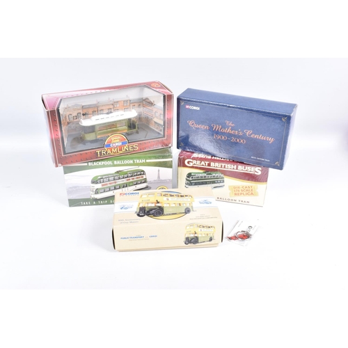 139 - A QUANTITY OF ASSORTED BOXED MODERN DIECAST BUS, COACH, TRAM, VAN AND LORRY/TRUCK MODELS, to include... 