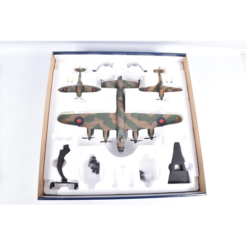 153 - A BOXED LIMITED EDITION 1:72 SCALE CORGI AVIATION ARCHIVE BATTLE OF BRITAIN MEMORIAL FLIGHT DIECAST ... 