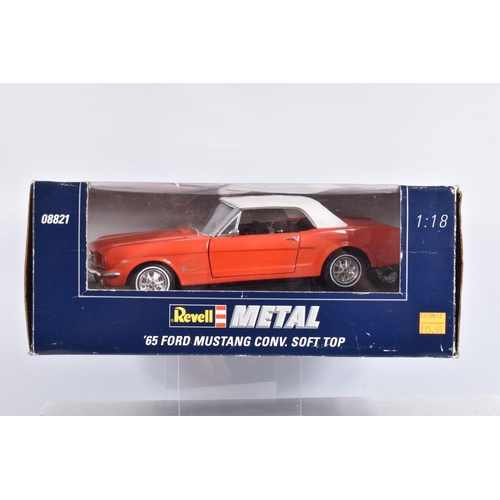 154 - SIX BOXED AMERICAN BRANDED 1:18 SCALE DIECAST MODEL VEHICLES, to include a Greenlight Limited Editio... 