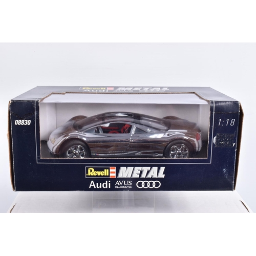 155 - SIX BOXED GERMAN BRANDED 1:18 SCALE DIECAST MODEL VEHICLES, to include a Maisto Special Edition Audi... 