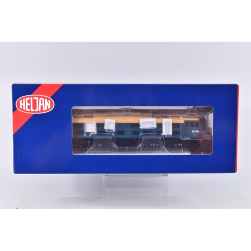 168 - A BOXED OO GAUGE HELJAN EM2 WOODHEAD ELECTRIC RAILCAR, no. E27006 'Pandora'  in electric blue with h... 