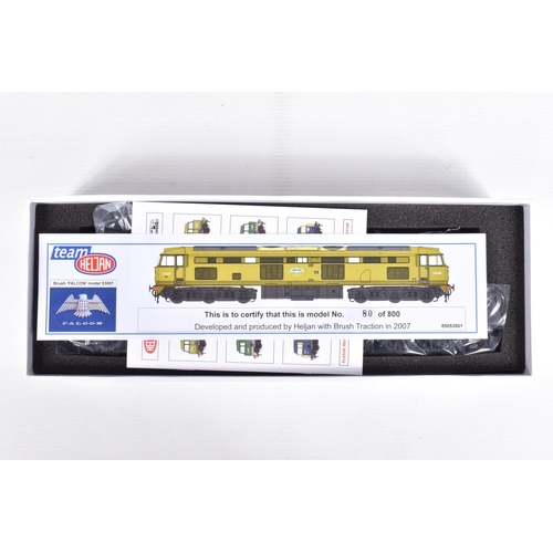 170 - A BOXED OO GAUGE HELJAN CLASS 53 Co-Co DIESEL HYDRAULIC LOCOMOTIVE, no. D0280 'Falcon'  in original ... 