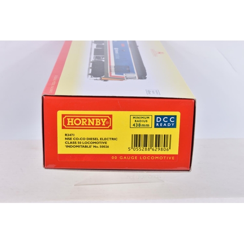 198 - A BOXED OO GAUGE  HORNBY MODEL RAILWAYS NSE Co-Co Diesel Electric Class 50 Locomotive , no. 50026 'I... 