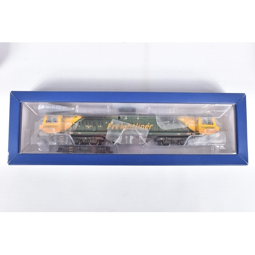 240 - A BOXED OO GAUGE BACHMANN BRANCHLINE MODEL RAILWAY Class 70 Diesel, no. 70005 PowerHaul in Freightli... 