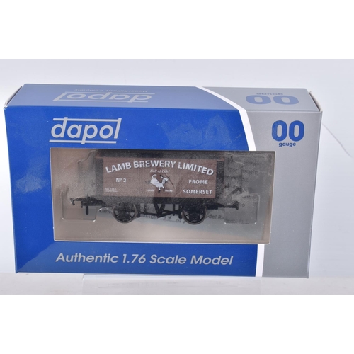 266 - FOURTEEN BOXED OO GAUGE DAPOL WAGONS, to include Lamb Brewery Ltd, Devonshire Cyder, Oakhill Brewery... 