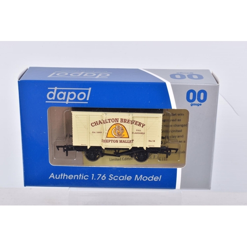 266 - FOURTEEN BOXED OO GAUGE DAPOL WAGONS, to include Lamb Brewery Ltd, Devonshire Cyder, Oakhill Brewery... 