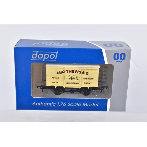 266 - FOURTEEN BOXED OO GAUGE DAPOL WAGONS, to include Lamb Brewery Ltd, Devonshire Cyder, Oakhill Brewery... 