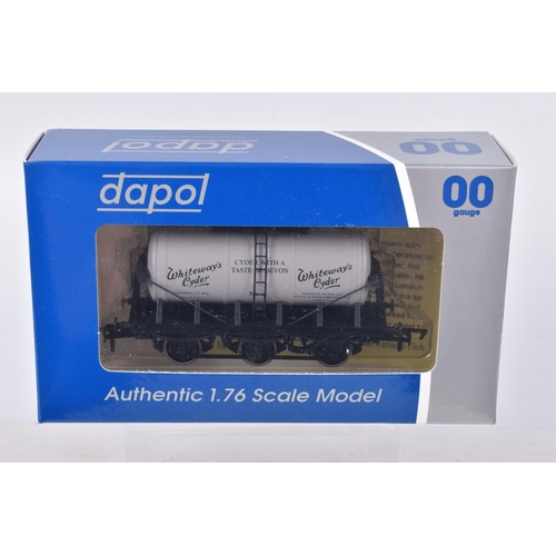 267 - ELEVEN BOXED OO GAUGE DAPOL TANKERS, to include two of the Culm Valley Dairy Co tankers, British Vin... 