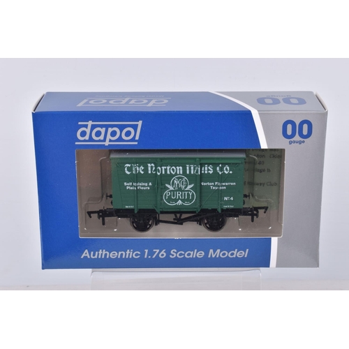 268 - THIRTEEN BOXED OO GAUGE DAPOL WAGONS, to include a LMR Water wagon, The Norton Mills, Coates Cider, ... 