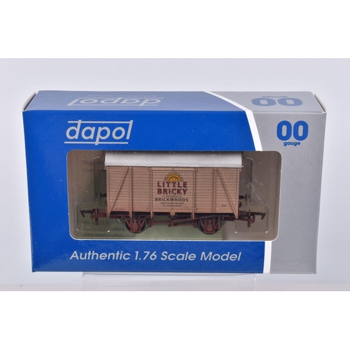 268 - THIRTEEN BOXED OO GAUGE DAPOL WAGONS, to include a LMR Water wagon, The Norton Mills, Coates Cider, ... 