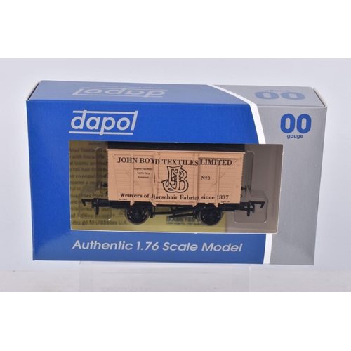 268 - THIRTEEN BOXED OO GAUGE DAPOL WAGONS, to include a LMR Water wagon, The Norton Mills, Coates Cider, ... 