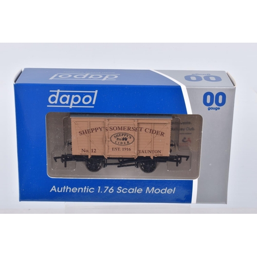 269 - FOURTEEN BOXED OO GAUGE DAPOL WAGONS, to include a Norman Hunt & Sons, Rhymney Brewery, Bewdley Brew... 